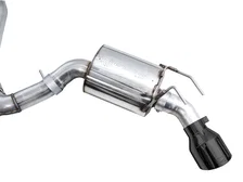 Touring Edition Exhaust for FE1 Civic Si/DE4 Acura Integra - 5" Diamond Black Tips image 5