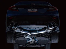 Touring Edition Catback Exhaust for VB Subaru WRX - 4" Chrome Silver Tips image 13