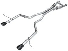 Track Edition Exhaust for Dodge Durango 3.6 / 5.7 - Diamond Black Tips image 1