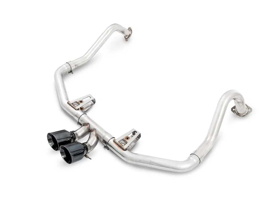 Track Edition Exhaust for Porsche 718 Boxster / Cayman - Diamond Black Tips