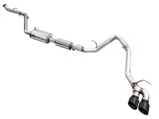 0FG Exhaust for 4th Gen Toyota Tacoma - Dual Diamond Black Tips image 1