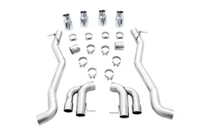 Track Edition Axleback Exhaust for BMW F90 M5 - 4" Chrome Silver Tips image 2
