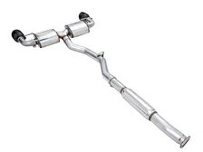 Touring Edition Exhaust for Subaru BRZ / Toyota GR86 / Toyota 86 / Scion FR-S - 5" Diamond Black Tips image 2