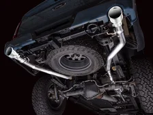 0FG Non-Resonated Catback for '21+ Ford F-150 (With Bumper Cutouts) - 5" Chrome Silver Tips image 7