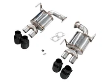 Touring Edition Axleback Exhaust for VB Subaru WRX - 4" Diamond Black Tips image 4