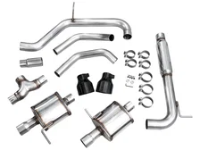 Touring Edition Exhaust for MK7.5 GLI - Diamond Black Tips for Volkswagen Jetta image 8