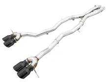 Track Edition Catback Exhaust for BMW G8X M3/M4 - 4.5" Diamond Black Tips image 1