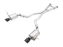 Touring Edition Exhaust for Jeep Grand Cherokee SRT - Diamond Black Tips image 1