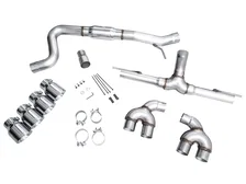 Track Edition Exhaust for Volkswagen MK8 Golf R - Chrome Silver Tips image 6