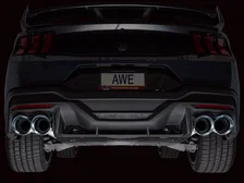 Track Edition Exhaust for S650 Ford Mustang Dark Horse - Quad Chrome Silver Tips image 7
