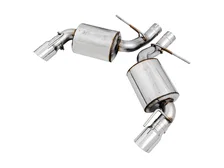 Touring Edition Axleback Exhaust for Gen6 Camaro SS / LT1 - Chrome Silver Tips (Dual Outlet) image 1