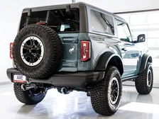 0FG Catback Exhaust for Ford Bronco with BashGuard™ - Dual 4.5" Diamond Black Tips image 3