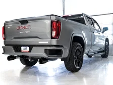 0FG Catback Split Rear Exit Exhaust for 4th Gen Silverado/Sierra 1500 5.3L (Flat Bumper) - Dual Diamond Black Tips image 7