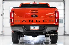 0FG Exhaust with BashGuard for Ford Ranger - Dual Diamond Black Tips image 5