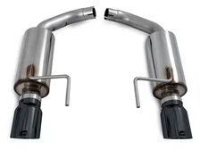 Touring Edition Axleback Exhaust for S550 Mustang EcoBoost - Diamond Black Tips image 2