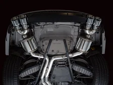 Touring Edition Exhaust for Audi C8 S6/S7 - 4.5" Chrome Silver Tips image 18