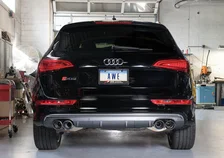 Touring Edition Exhaust for 8R SQ5 - Quad Outlet, Diamond Black Tips image 2