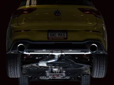 Track Edition Exhaust for VW MK8 GTI - Chrome Silver Tips image 9