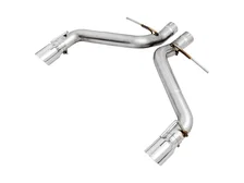 Track Edition Axleback Exhaust for Gen6 Camaro SS/LT1, Dual Outlet - 4.5" Chrome Silver Tips image 1