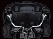Track Edition Exhaust for S650 Ford Mustang Dark Horse - Quad Diamond Black Tips image 14
