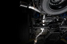 Tread Edition Catback Single-Side Exhaust for Jeep JT 3.6L - Diamond Black Tip image 6