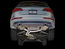 Touring Edition Exhaust for 8R Q5 3.0T Dual Outlet, Chrome Silver Tips image 2
