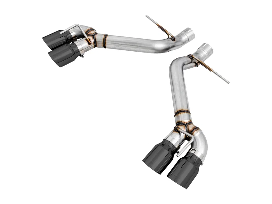 Track Edition Axleback Exhaust for Gen6 Camaro SS/ZL1/LT1, Quad Outlet - 4.5" Diamond Black Tips