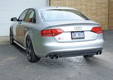 Touring Edition Exhaust for Audi B8 S4 3.0T - 3.5" Chrome Silver Tips image 4