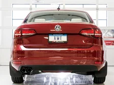 Track Edition Exhaust for MK6 Jetta 1.4T - Diamond Black Tips image 3