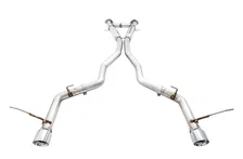 Track Edition Exhaust for Jeep Grand Cherokee SRT - Chrome Silver Tips image 6