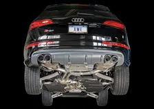 Touring Edition Exhaust for 8R SQ5 - Quad Outlet, Chrome Silver Tips image 2