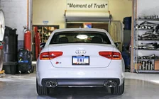 Touring Edition Exhaust for Audi B8 S4 3.0T - 4" Chrome Silver Tips image 5