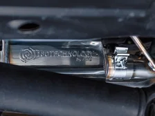 0FG Exhaust with BashGuard for 3rd Gen Tacoma - Dual Diamond Black Tips image 12