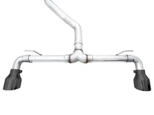 Track Edition Exhaust for VW MK8 GTI - Diamond Black Tips image 2
