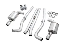 Touring Edition Exhaust for 15+ Charger 6.4 / 6.2 SC - Chrome Silver Tips image 6