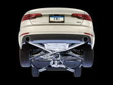 Track Edition Exhaust for B9 A4 - 4" Chrome Silver Tips for Audi A4 Quattro image 3