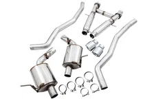 Touring Edition Exhaust for Jeep Grand Cherokee SRT - Chrome Silver Tips image 3