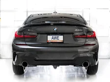 Track Edition Axleback Exhaust for BMW G2X 330i/430i - 4.5” Chrome Silver Tips image 7
