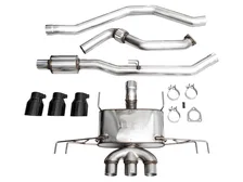 Touring Edition Exhaust for FL5 Civic Type R - Triple Diamond Black Tips image 8