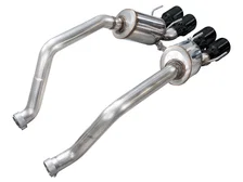 Touring Edition Axleback Exhaust for C6 Chevrolet Corvette Z06/ZR1 - 4.5” Diamond Black Tips image 2