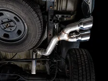 0FG Single Side Exit Catback Exhaust for 4th Gen RAM 1500 5.7L (without bumper cutouts) - Dual Chrome Tips image 14