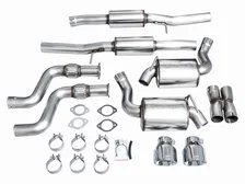 Touring Edition Exhaust for Nissan Z - Chrome Silver Tips image 5