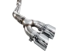 0FG Dual Side Exit Exhaust for Ford F-150 Regular Cab - 4.5" Chrome Silver Tips image 4