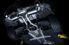 Resonated Touring Edition Exhaust for A90 Supra - 5" Chrome Silver Tips for Toyota GR Supra image 6