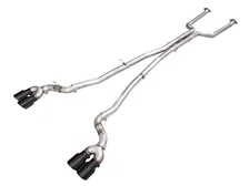 Track Edition Catback Exhaust for BMW G90/G99 M5 - 4.5" Diamond Black Tips image 1