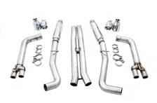 Track Edition Exhaust for 15+ Challenger 6.4 / 6.2 SC - Chrome Silver Quad Tips image 5