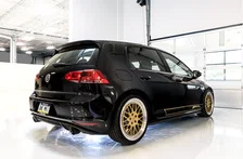 Touring Edition Exhaust for VW MK7 GTI - Diamond Black Tips image 4