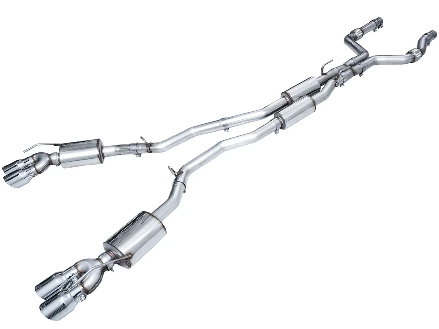 Touring Edition Exhaust for Ford Explorer ST - Chrome Silver Tips