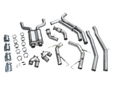 Track Edition Exhaust for Audi C8 S6/S7 - 4.5" Chrome Silver Tips image 6