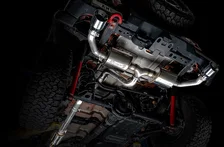 Tread Edition Axleback Dual Exhaust for Jeep JL/JLU 3.6L/2.0T - Chrome Silver Tips image 7